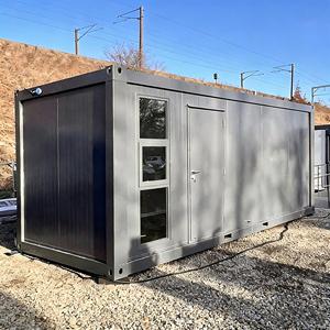 Contenedor Resistente a la Intemperie del Reino Unido, Paneles <span class=keywords><strong>de</strong></span> Vidrio Grandes, Módulo <span class=keywords><strong>de</strong></span> Contenedor Resistente a la Corrosión, Casa, Oficina, <span class=keywords><strong>Alquiler</strong></span> - Product Image 2