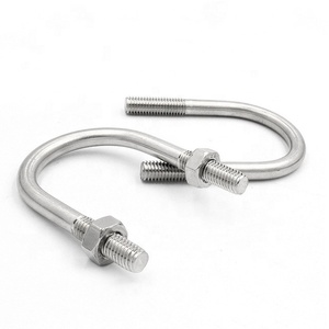 Boulon en U M16 DN150 M6x60, boulon d'ancrage M6x70 M6x80, toutes tailles, crochet en forme de L, boulon d'<span class=keywords><strong>expansion</strong></span> galvanisé, <span class=keywords><strong>goujon</strong></span> en U - Product Image 1