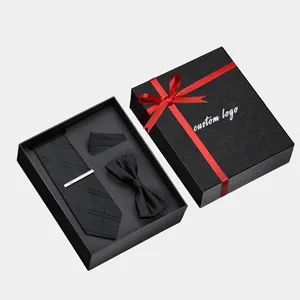 Caja de embalaje de papel con logo personalizado para hombre, set de regalo para el Día del Padre