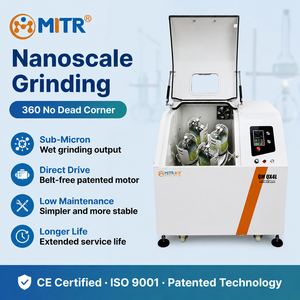 Broyeur à billes planétaires sous vide MITR, machine de broyage <span class=keywords><strong>nano</strong></span> de laboratoire avec protection atmosphérique à gaz inertes - Product Image 2