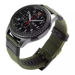 Bracelets de montre de remplacement en toile à dégagement rapide Bracelet de montre <span class=keywords><strong>sport</strong></span> 22mm 20mm Bracelets en nylon Bracelet de montre de fixation noir <span class=keywords><strong>bleu</strong></span> - Product Image 1