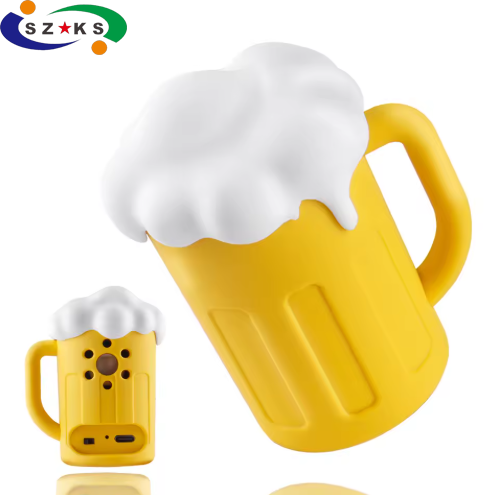 New Beer Mug Styling Bt Portable Mini Speaker New High-quality Wireless Subwoofer Speaker