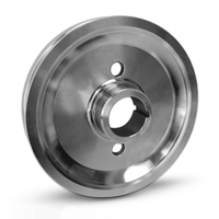 Poulie 7 de vilebrequin de moteur de pièces d'auto d'OEM dans la billette O.E. Style avec noir anodisé