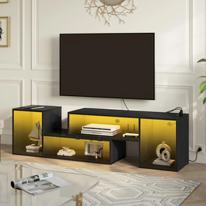 Mobile Porta TV di Lusso per Centro di Intrattenimento, Supporto TV Antico Girevole, Mobile TV Moderno per Soggiorno - Product Image 3