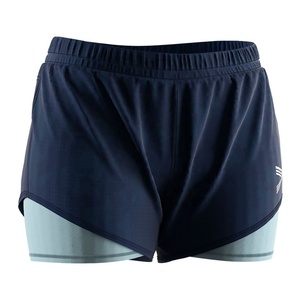 Shorts de sport 2-en-1 pour femme, doublés, séchage rapide, pour musculation, entraînement et yoga - Product Image 3