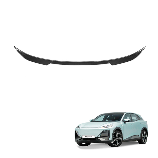 Middle Spoiler Wing for Changan Deepal S07 Accessories ABS Carbon Fiber Pattern Rear Roof Wing Spoiler Auto Exterior Accessory