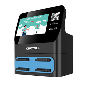 4-slot Charging Cabinet With Display 5000mah Vending Machine Power Bank for Cafe - Product Image 6
