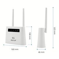 Routeur portable 4G LTE DNEXT R102 VoLTE 300 Mbps avec 2 antennes externes, interface USB, 2G-4G en stock