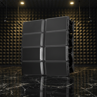 Sistema de Altavoces Line Array de Tres Vías de 12 Pulgadas, para Escenarios Grandes, Audio Profesional para Exteriores, Pasivo de Madera con Neodimio, 2200W, 8ohm, AC