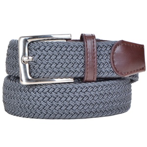 <span class=keywords><strong>Ceinture</strong></span> pour hommes <span class=keywords><strong>tressée</strong></span> élastique tricotée en polyester de vente en gros de couleur personnalisée - Product Image 6