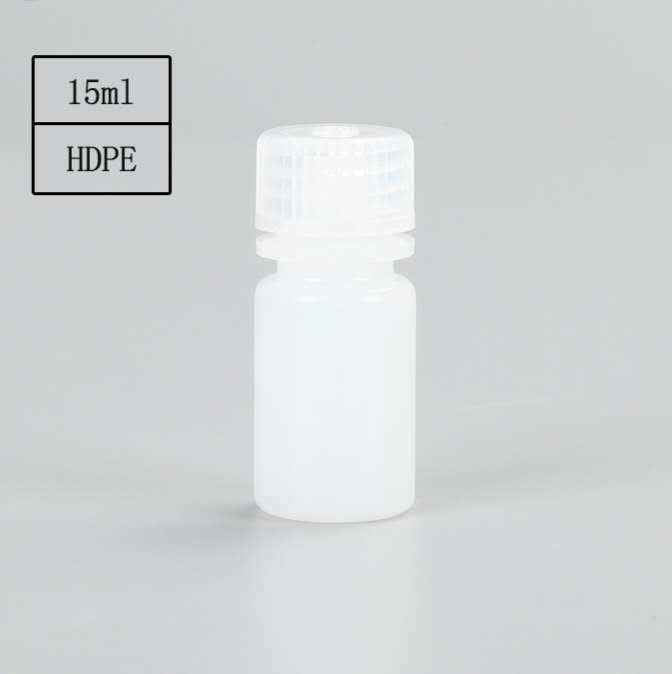 Флакон реагент с крышкой с винтовой крышкой, 15 мл, флакон для образцов на выпускной, пластиковая крышка, школьные принадлежности, лабораторное оборудование