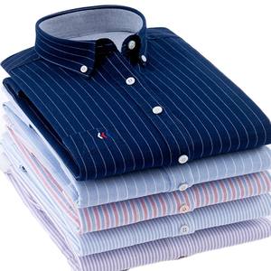 New Design Factory Langarm Business-Hemd aus reiner Baumwolle für Herren - Product Image 1