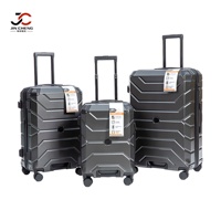 Ensemble de 3 valises à roulettes extensibles en ABS 20/24/28 pouces avec serrure TSA, légères, résistantes aux rayures, bagages de voyage en gros