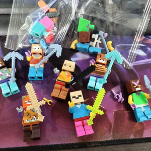 25 năm Nhà cung cấp nóng bán 100pcs/250pcs/500Pcs thế giới củ<span class=keywords><strong>a</strong></span> tôi từ khối Câu Đố xây dựng tự làm đồ chơi cho trẻ em 3 + - Product Image 4