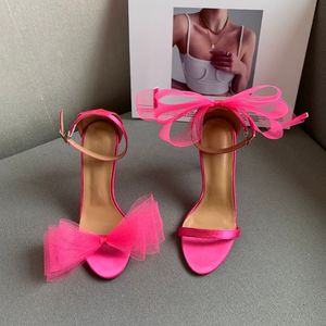 Envío Directo, Stilettos de Lujo con Punta en Pico, Tacones Cómodos con Lazo para Novia, Zapatos de Tacón para Dama - Product Image 1