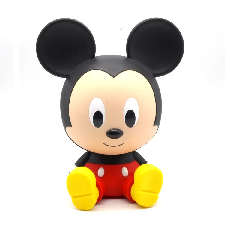 Mickey Mouse เด็ก Save กล่อง Coin Bank Piggy Coin Bank ของเล่นพลาสติก