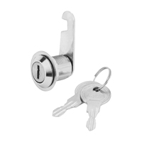 Serrure à came pour meubles 15-18mm 103-20 avec clé en fer, emballage en boîte, design moderne, utilisation extérieure