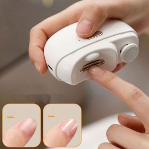 <b>Smart</b> <b>Home</b> Electric Nail Automatic Multi-Function Easy-to-Use Nail Trimmer Double-headed File Rechargeable Portable Children - Product Image 1