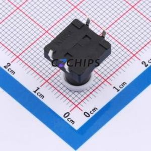 TSA12111-140B532CA-001E Tactile Switch Through hole-4P,11.7x11.5mm Switch Single Pole Single Throw Round Button 2.8N 11.7mm - Product Image 2