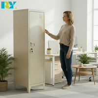 Armoire de classement métallique moderne de qualité supérieure avec 3 tiroirs, design en acier peu encombrant pour le rangement à domicile ou au bureau