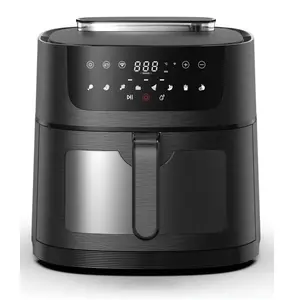 electric kitchen small Steam Air fryer 8L Oil Free Pressure Electric Smart Air Fryer with steam