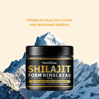 YanniGlow OEM ODM Compléments alimentaires à base de plantes, pâte et onguent de Shilajit pour le soutien immunitaire et la santé cérébrale des adultes