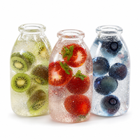 Bouteille de lait TPR, bouteille à lait flottante, boîte mystère souple en maltose, jouets en forme de fruits, jouets anti-stress, jouets de décompression en plastique souple, modèle T33 pour jeunes