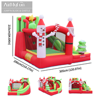 Château gonflable Airmyfun fabriqué en usine, sur le thème des festivals, en tissu Oxford, pour usage domestique, capacité 4 personnes, installation facile