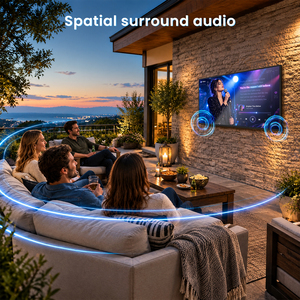 Televisor Inteligente para Exteriores MWE de 55 Pulgadas, 4K UHD, 60Hz, IP55, Resistente al Agua y al Polvo, para Patio, Jardín, Piscina - Product Image 5