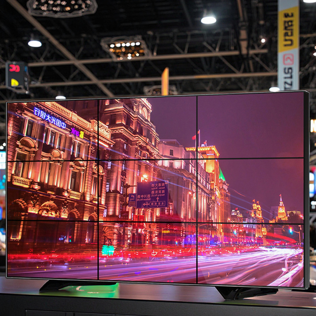 4K Customizable Size Indoor Exhibition LCD Video Wall 178° Viewing Angle VESA Mounting 1-Year Warranty 500cd/m 60Hz