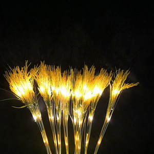 Luces solares para jardín con forma de planta de arroz, 65 cm, luz LED para paisajismo, decoración exterior - Product Image 2