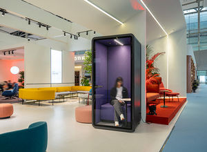 Cabine <span class=keywords><strong>de</strong></span> travail individuelle insonorisée pour bureau, salle <span class=keywords><strong>de</strong></span> concentration, sans bruit, cabine téléphonique, salon, cabine d'appel, ambiance sereine - Product Image 3