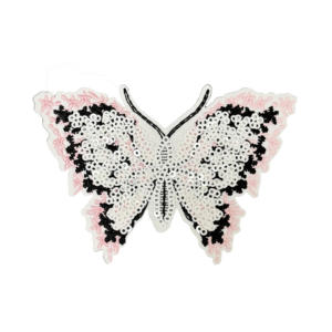 <span class=keywords><strong>Patch</strong></span> borboleta logotipo lantejoulas bordados Patches atacado personalizado colorido bordado tecido PVC renda Chenille Opp saco 50pcs - Product Image 6