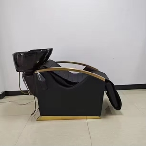 Fauteuil de lavage électrique pour cheveux, lit de shampoing, station de lavage dorsale pour salon, poste de massage et de shampoing - Product Image 4