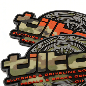 OEM Manufacturer Free Artwork 3D Custom Soft Rubber Polyvinyl Chloride Hook Backing Garment Applique pvc patch - Product Image 2