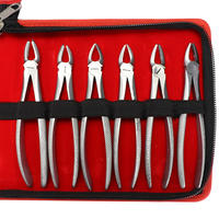 Alat Ekstraksi Gigi Manual Berkualitas Tinggi Buatan Pabrik, Pola Inggris Kelas Atas, Bebas Karat, Bahan Stainless Steel