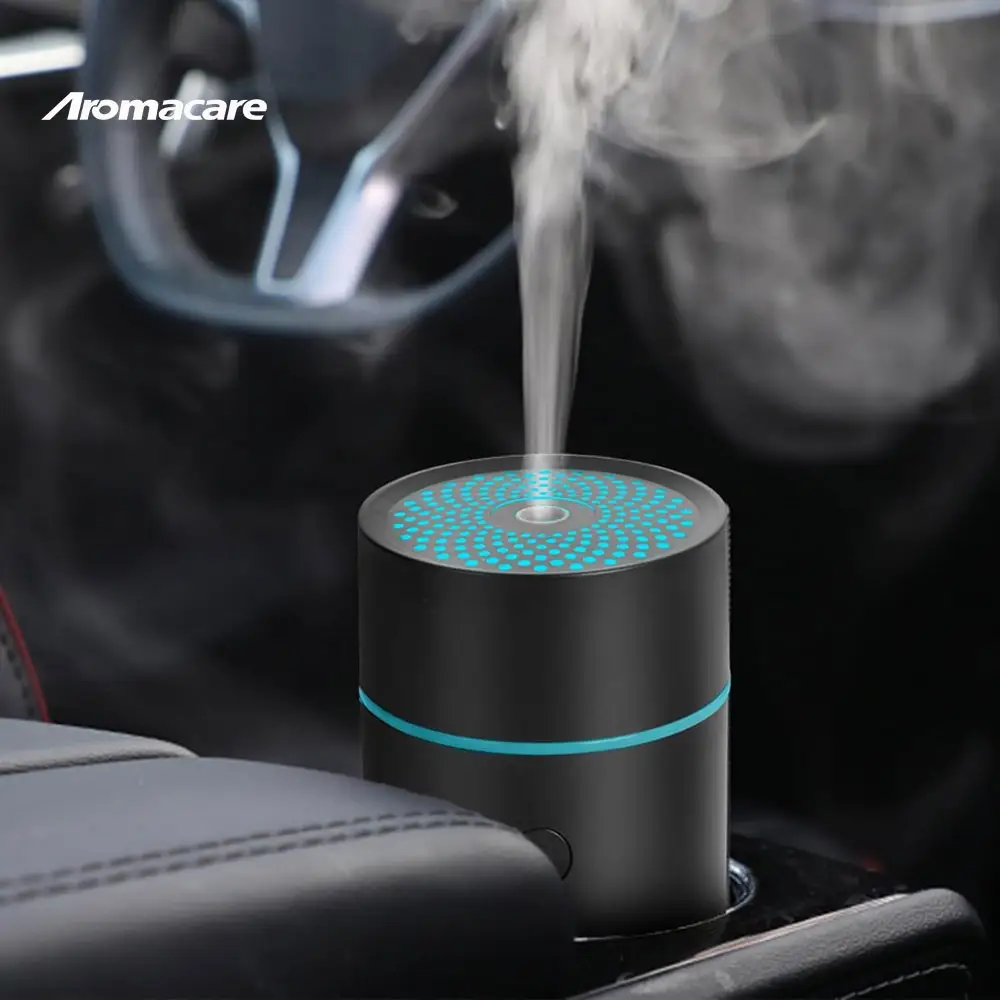 Aromacare 80ml xách tay mini USB siêu âm xe Tinh dầu khuếch tán hương thơm cho xe hơi