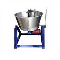 Mixer Ketel Tilt Industri dari Baja Tahan Karat |   Mesin Pencampur Makanan Komersial untuk Produksi Saus, Selai & Permen