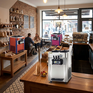 Chinese Factory Supply Commercial Automatic Multiple Colors Ice Cream Machine <strong>Maker</strong> 3 Flavor Soft Serve Ice Cream <strong>Maker</strong> - Product Image 1