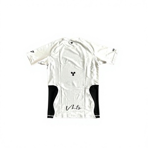 No Gi Martial Rash Guard Compression Top Anti-Scratch Breathable <b>4</b> <b>Way</b> <b>Stretch</b> Quick Dry <b>Fabric</b> Ideal for BJJ Jiu-jitsu MMA - Product Image 6