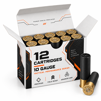 Boîte d'emballage personnalisée en carton pour munitions, vide, avec impression de logo, pour fournitures de tir