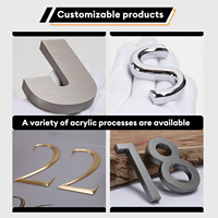 Enseigne personnalisée Carrey en métal 3D pour extérieur, enseigne murale pour café, lettres décoratives pour chaîne de marques, panneau publicitaire en laiton doré et acier inoxydable