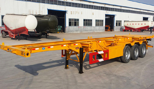 Semirremolque de Chasis de Acero de 3 Ejes y 40 Pies de Alta Calidad, Nuevo, Plataforma Plana para Contenedores, Gran Oferta Truckpillar - Product Image 5