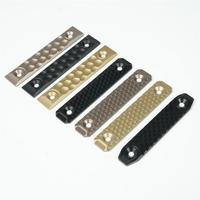 LWXC 4 pièces Bande de protection tactique en alliage d'aluminium avec 2 pièces de 8 cm et 12 cm par ensemble, support de montage à motif BP/matriciel/nid d'abeille