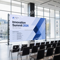 Mur vidéo LED d'intérieur P2.6 P2.97 3840Hz pour location, écran LED P26 500x500mm facile à installer pour événements et toile de fond, idéal pour le Summit d'Innovation 2026