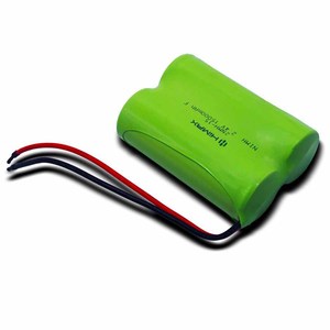 2.4V 15000mAh F Type NiMH Rechargeable Battery Pack for Solar Panel Light, Shaver, Hybrid High Capacity Cylindrical Battery Pack - Product Image 4