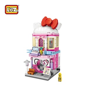 Para <span class=keywords><strong>LOZ</strong></span> DIY bloques 3D Venta caliente juguete educativo tienda de cosméticos Mini modelo de construcción para niños diseño de tienda de dibujos animados - Product Image 2