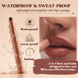 <span class=keywords><strong>Crayon</strong></span> à <span class=keywords><strong>lèvres</strong></span> mat sans logo, best-seller, multifonctionnel, <span class=keywords><strong>crayon</strong></span> contouring pour les yeux, couleur intense, hydratant, brillant, 2-en-1 - Product Image 4