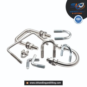 Perno en U de Acero Inoxidable Resistente a la Corrosión SS316 Grado Marino, Abrazadera Roscada de Alta Resistencia para Tuberías, Fijación para Plomería, Barcos y Remolques - Product Image 4