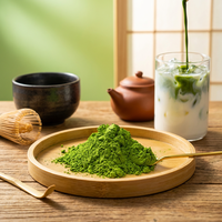 Poudre de Matcha Instantanée en Sachets pour Latte, Matcha Crémeux et Vegan pour la Maison et les Cafés